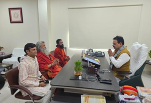 With Chief Minister of Rajasthan